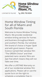 Mobile Screenshot of homewindowtintingmiami.com